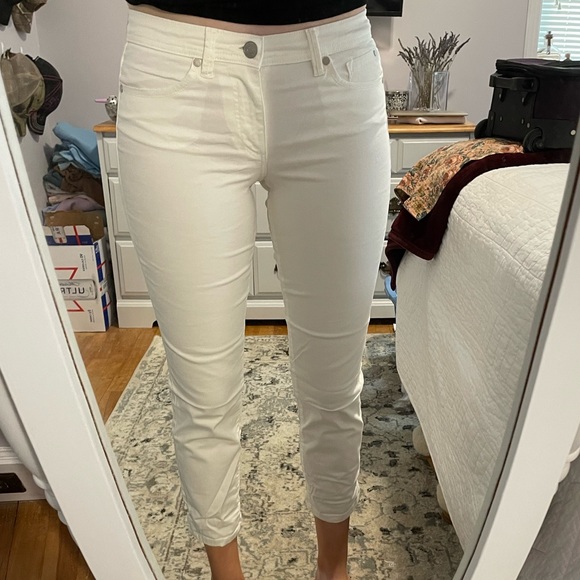 Calvin Klein Jeans cropped white pants - Picture 6 of 6
